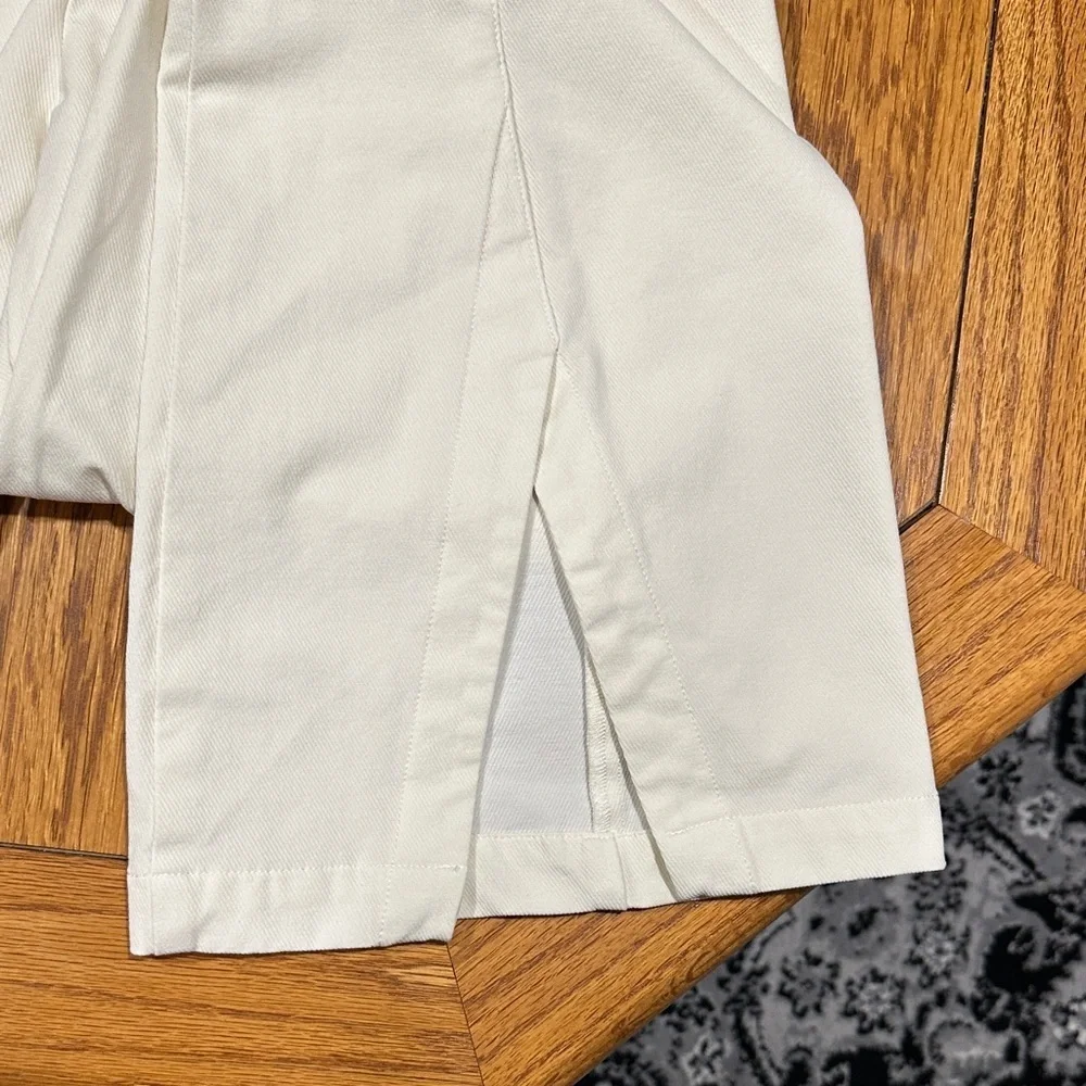 *FREE PEOPLE* Ivory Flare Slit Pants Size Small